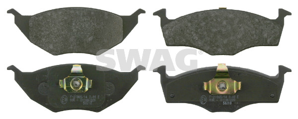 Kit pastiglie freno, Freno a disco - 30 91 6530 SWAG